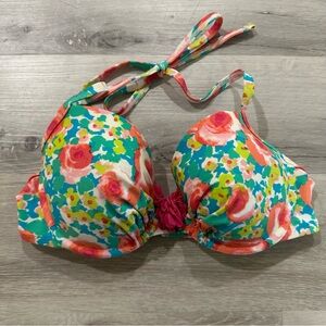 Aerie Floral Bikini Top